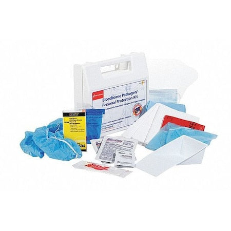 Bloodborne Pathogen Kit,Plastic Case