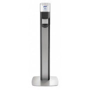 MESSENGER Hand Sanitizer Dispenser,Floor Mount,Graphite with Silver Panel (dispenser included)