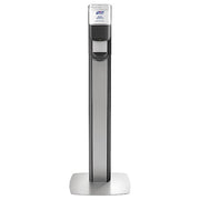 Hand Sanitizer Dispenser, Floor Mount, Graphite with Silver Panel (dispenser included)
