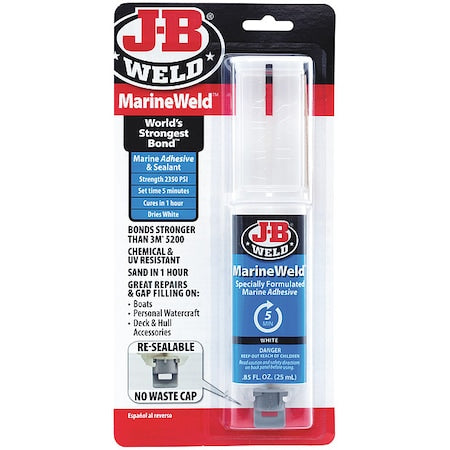 Glue Stick, MinuteWeld Series, Light Amber, Dual-Cartridge, 1:01 Mix Ratio, 15 hr Functional Cure