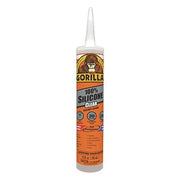 Silicone Sealant, 10 oz, Cartridge, Clear, Silicone Base, Waterproof Caulk & Seal