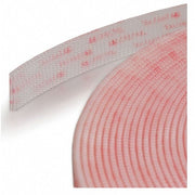 Reclosable Fastener, VHB Acrylic Adhesive, 10 ft, 1/2 in W, Clear
