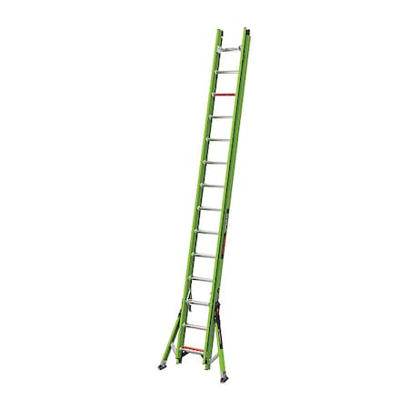 28 ft Fiberglass Extension Ladder, 375 lb Load Capacity