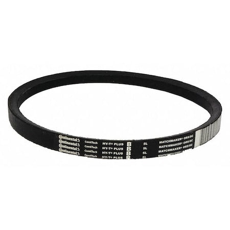 B124 Classical V-Belt, 127 in Outside Length, 21/32 in Top Width, 13/32" Thickness, 1 Ribs