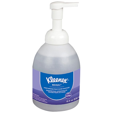 Reveal Ultra Moisturizing Foam Hand Sanitizer, 18 oz. Pump Bottle, NSF E-3 Rated (4 Bottles), PK4