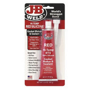 Gasket Sealant, 3 oz, Tube, Red, Silicone Base, HighHeat(TM)