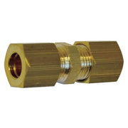8mm Compression Brass Equal Straight Union 10PK