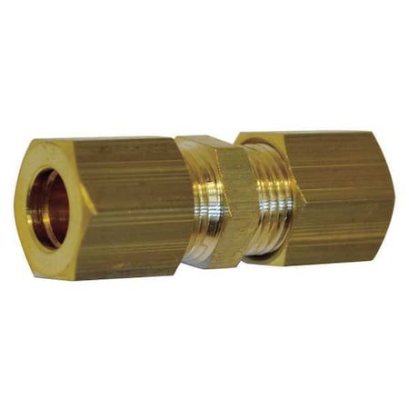 4mm Compression Brass Equal Straight Union 10PK