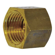12mm Female Compression Brass Nut 50PK