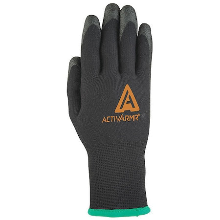 Cold Protection Coated Gloves, PVC Palm, Acrylic/Nylon Lining, Black, 2XL ( 11 )