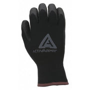 Cold Protection Coated Gloves, PVC Palm, Acrylic/Nylon Lining, Black, L ( 9 )