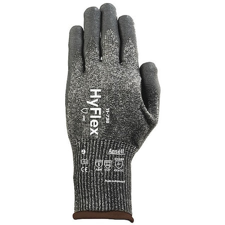 Cut-Resistant Coated Gloves, Cut Level A4 ,Dipped ,Water-Based Polyurethane,Nitrile ,Sandy ,7 1 PR