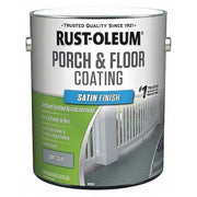 1 gal Floor Coating, Satin Finish, Dove Gray, Water Base