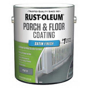 1 gal Floor Coating, Satin Finish, Pewter, Water Base