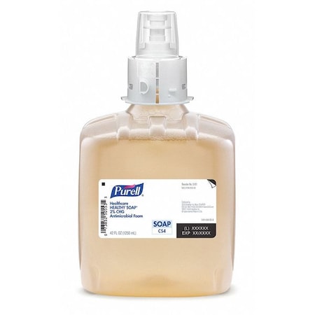 Hand Soap, Series CS4, 1,250 mL, Foam, Fragrance Free, Requires Dispenser, 3 PK