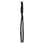 Eyewear Retainer, Black, 29 in Length, Acrylic, Slip-On Attachment