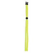 Eyewear Retainer, High-Visibility Yellow, 28 in Length, Acrylic, Slip-On Attachment