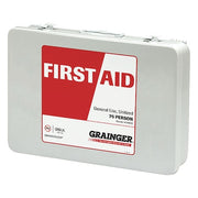 First Aid Kit and Housing, Metal 217 Components, 75 People Served