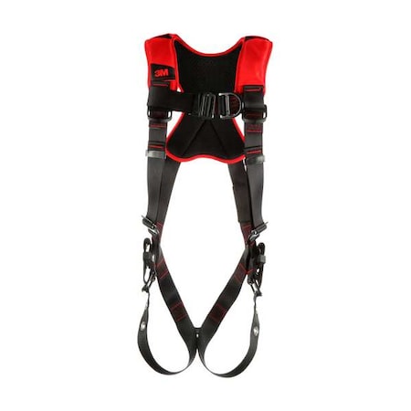 Protecta(R) Full Body Harness, XL, 420 lb., Mating Chest/ Tongue Leg Straps, Back, Chest D-Ring