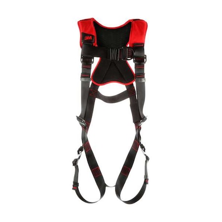 Protecta(R) Full Body Harness, XL, 420 lb., Mating Chest/ Mating Leg Straps, Back, Chest D-Ring