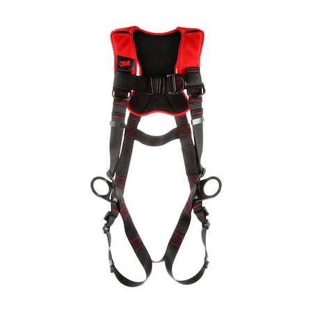 Protecta(R) Vest-Style Positioning/Climbing Harness, XL, 420 lb., Friction / Pass-Through Chest/
