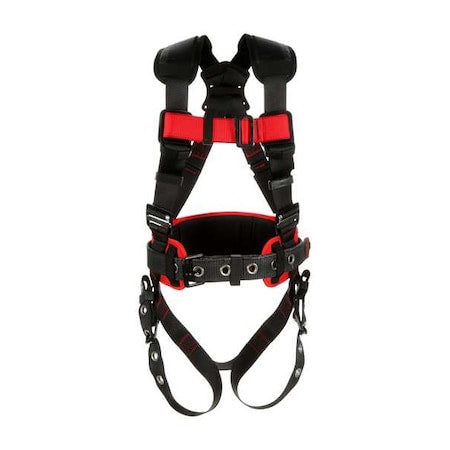 Protecta(R) Full Body Harness, M/L, 420 lb., Mating Chest/ Tongue Leg Straps, Back, Side D-Ring