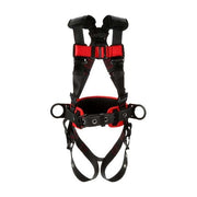 Protecta Full Body Harness, Vest, Positioning, Mating Chest Strap/Tongue Leg Strap Buckles, M/L
