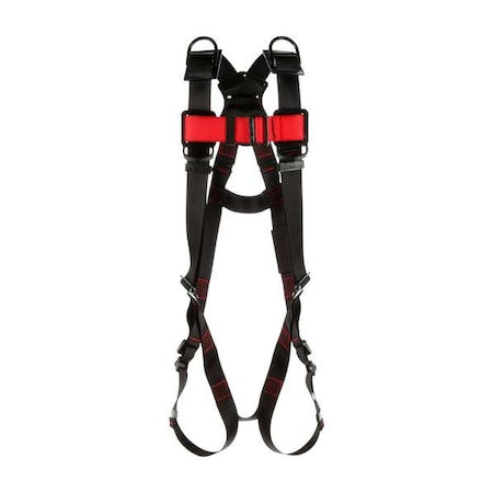 Protecta(R) Full Body Harness, 2XL, 420 lb., Friction / Pass-Through Chest/ Back, Side D-Ring