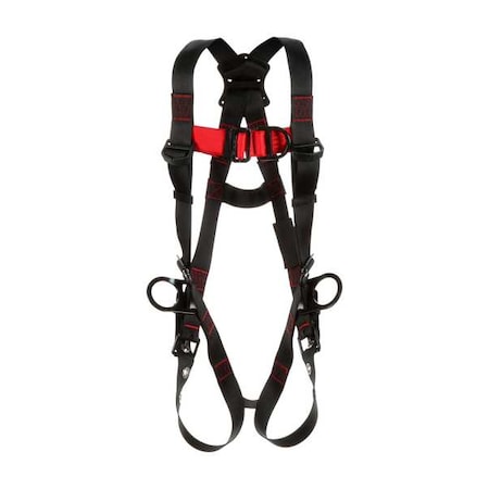 Protecta(R) Vest-Style Positioning/Climbing Harness, XL, 420 lb., Friction / Pass-Through Chest/