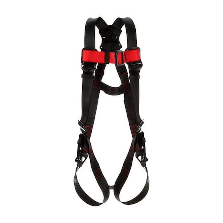 Protecta(R) Vest-Style Harness, 3XL, 420 lb., Friction / Pass-Through Chest/ Tongue Leg Straps