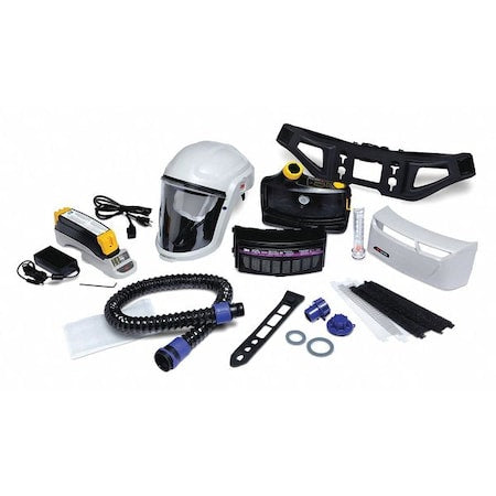 PAPR Assembly Painters Kit, Versaflo, Hood, Belt-Mount, Ratchet, Universal