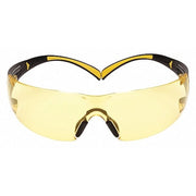 SecureFit 400, Safety Glasses, Scotchgard Anti-Fog & Anti-Scratch, Amber Lens, Amber Frame