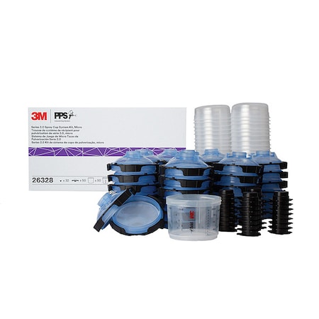 Spray Cup System Kit,3 fl. oz. Capacity