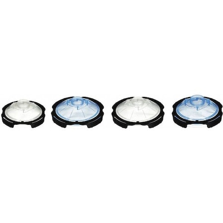 Spray Gun Cup Lid, L Sz,125 Microns, PK25