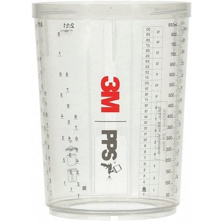 Spray Gun Cup,28 Flat. OZ. Capacity, PK2