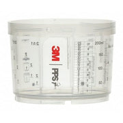 Spray Gun Cup,6.8 Flat. OZ. Capacity, PK2