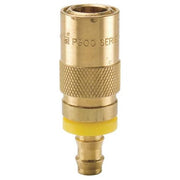 Hydraulic Quick Connect Hose Coupling, Brass Body, Sleeve Lock, Moldmate Series