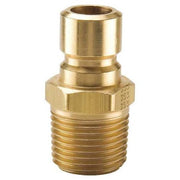 Hydraulic Quick Connect Hose Coupling, Brass Body, Sleeve Lock, 1/4"-18 Thread Size, Moldmate Series