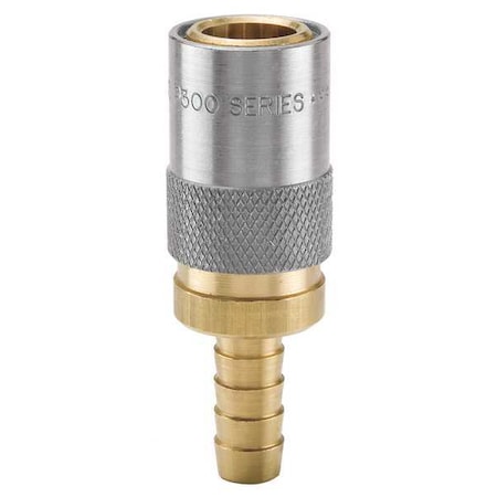 Hydraulic Quick Connect Hose Coupling, Brass Body, Sleeve Lock, MoldMate Series