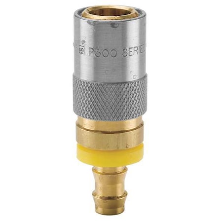 Hydraulic Quick Connect Hose Coupling, Brass Body, Sleeve Lock, MoldMate Series