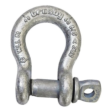 Shackle,1 in.,25,000 lb.,Screw Pin