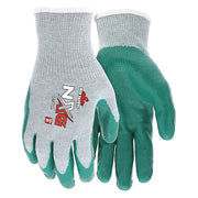 Coated Gloves, Nitrile, Flat, Palm, 6 Abrasion Level, Gray, XL (10) 1 PR