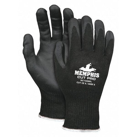 Cut-Resistant Coated Gloves, Cut Level A3 ,Dipped ,Polyurethane ,Smooth ,M 1 PR