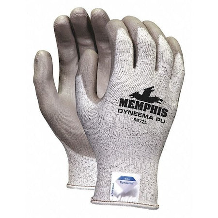 Cut-Resistant Coated Gloves, Cut Level A3 ,Dipped ,Polyurethane ,Smooth ,XL 1 PR