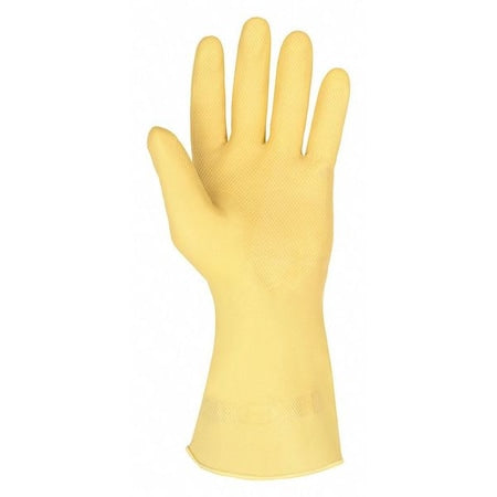 5110 Chemical Resistant Gloves, Natural Rubber Latex, 12 in L, 18 mil, Amber, XL, 1 PR