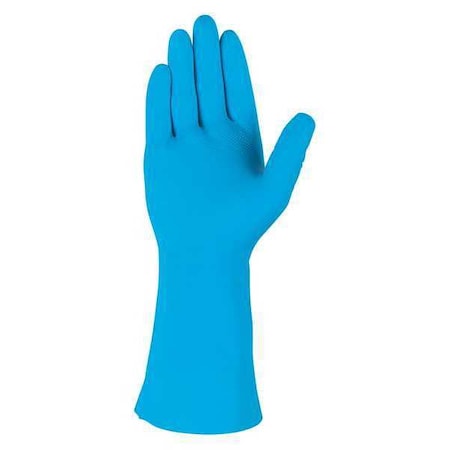 5300 Chemical Resistant Gloves, Nitrile, 13 in L, 8 mil, Blue, S, 1 PR