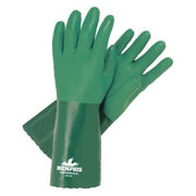 NeoMax Chemical Resistant Gloves, Neoprene, 14 in L, Not Rated, Green, XL, 1 PR