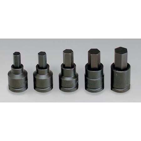 3/4" Drive Socket Set, SAE, 5 pcs