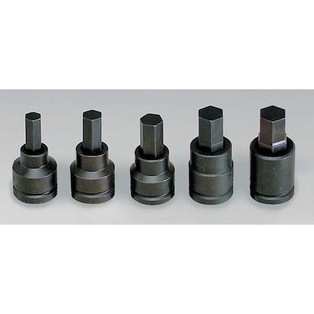 3/4" Drive Socket Set, Metric, 5 pcs