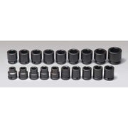 3/4" Drive Socket Set, Metric, 19 pcs